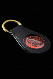 Talisman and Coin Holder - Leather Keyring