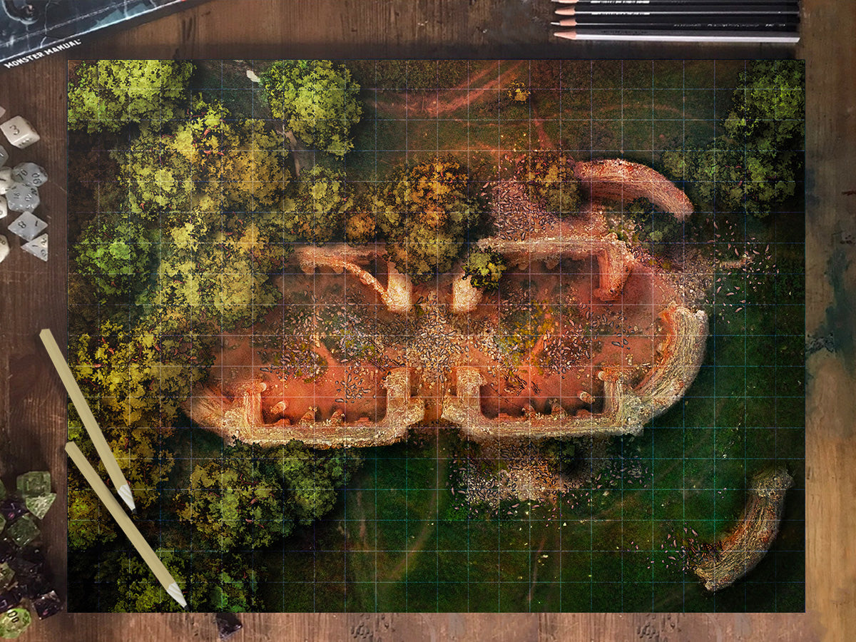 Temple Ruins - Digital Map