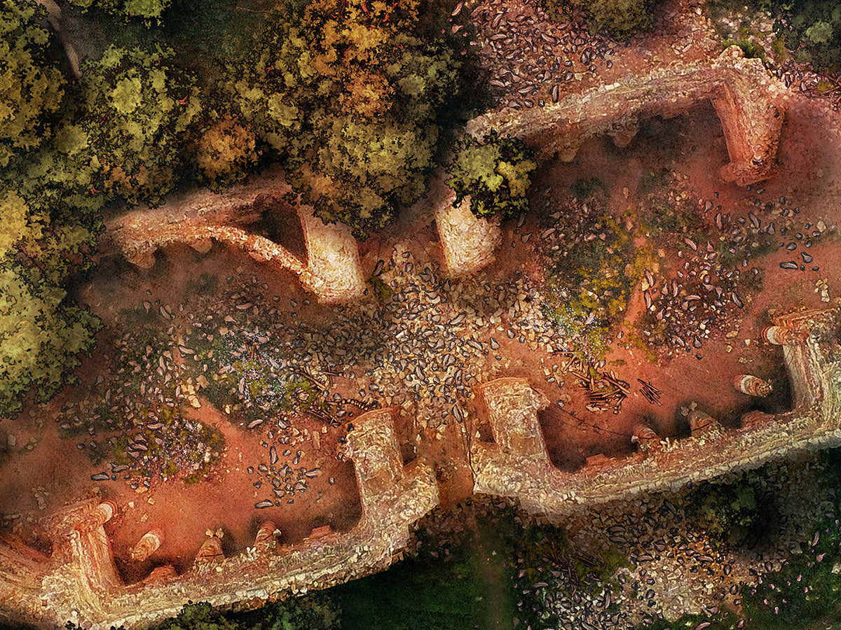 Temple Ruins - Digital Map
