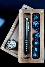 Gelatinous - Black Walnut Resin Dice and Accessory Box