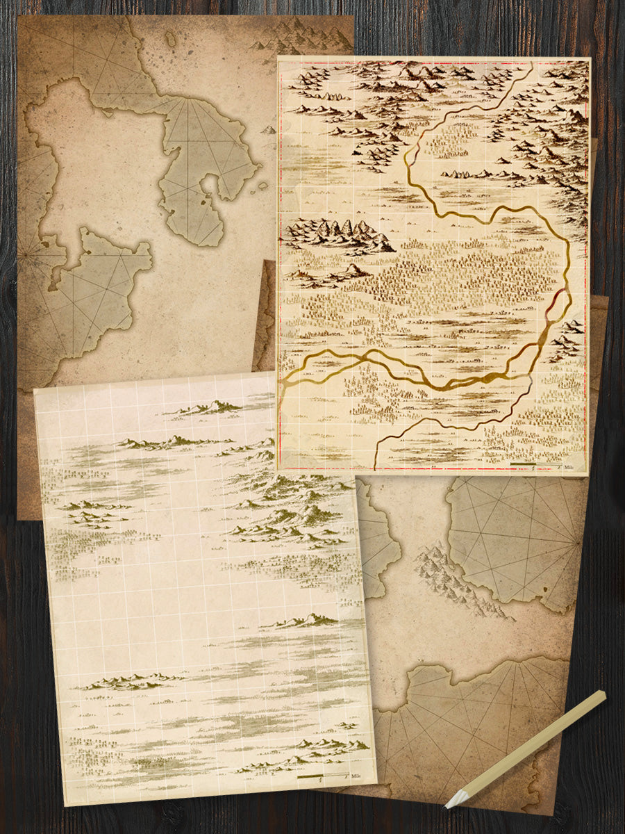Explorer Map Paper Explorers Map Pack – GAMETEEUK
