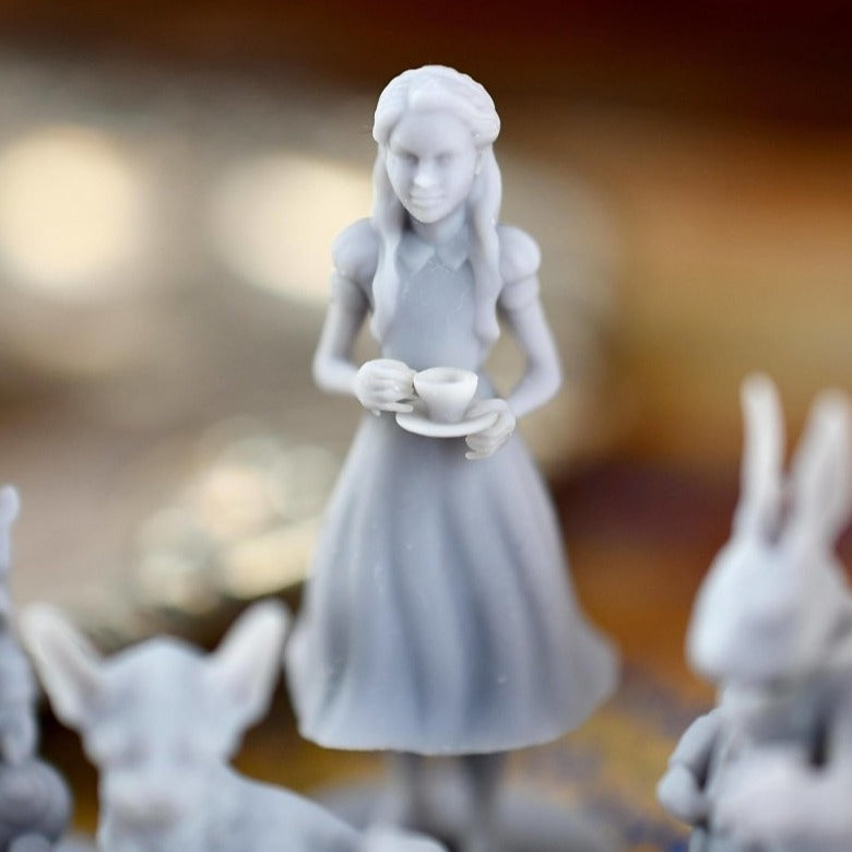 Alice - 3D Printable 32mm Miniature - GAMETEEUK