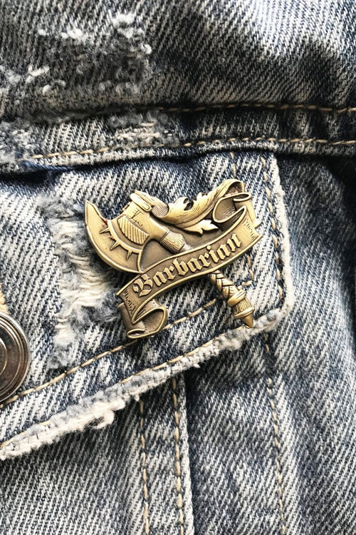 Barbarian - Class Pin Badge - GAMETEEUK