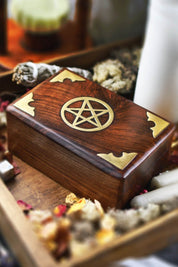 Box of Spells - Handmade Dice and Accessory Box - GAMETEEUK