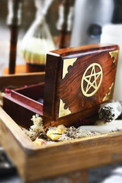 Box of Spells - Handmade Dice and Accessory Box - GAMETEEUK