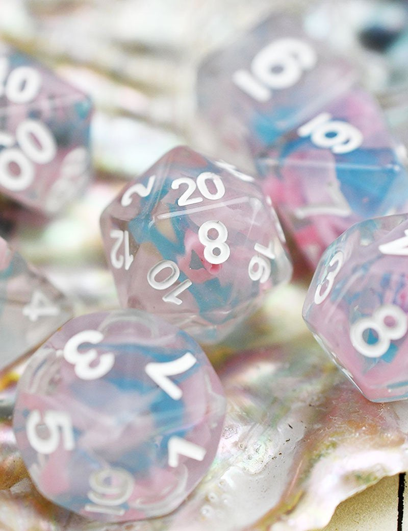 Candyfloss - Ribbon Dice Set - GAMETEEUK
