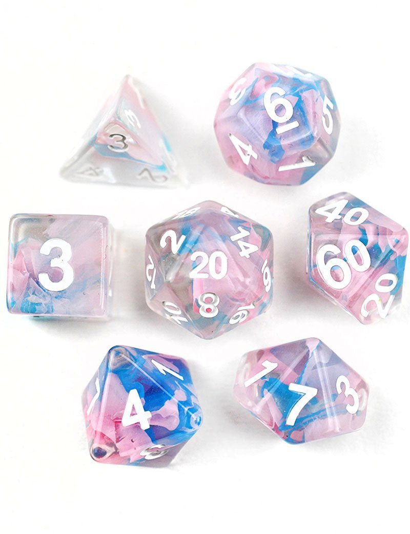 Candyfloss - Ribbon Dice Set - GAMETEEUK
