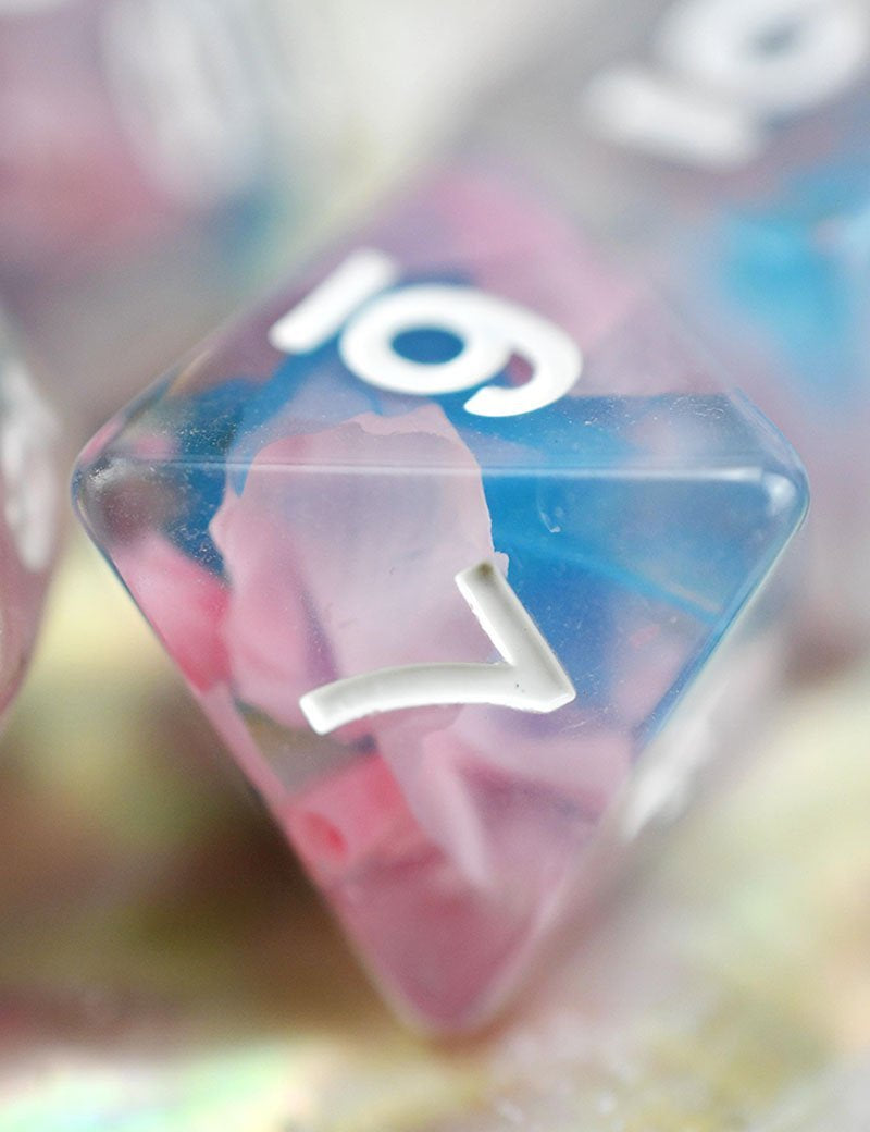 Candyfloss - Ribbon Dice Set - GAMETEEUK
