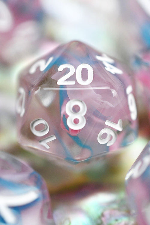 Candyfloss - Ribbon Dice Set - GAMETEEUK