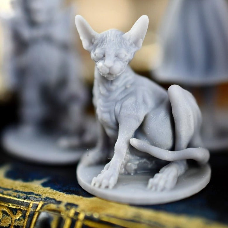 Cheshire Cat - 3D Printable 32mm Miniature - GAMETEEUK