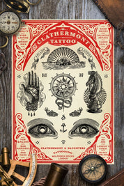 Clathermont's Tattoo Parlour - Sunless Sea Art Print - GAMETEEUK
