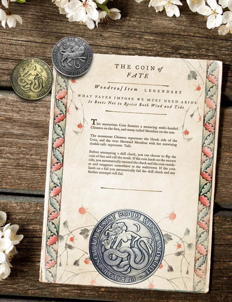 Coin of Fate - Printable Item - GAMETEEUK