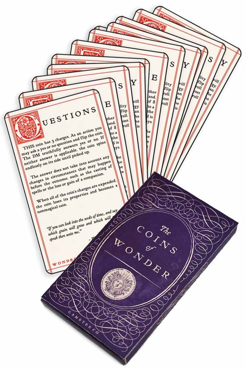 Coins of Wonder - Digital Print and Play Rules - GAMETEEUK