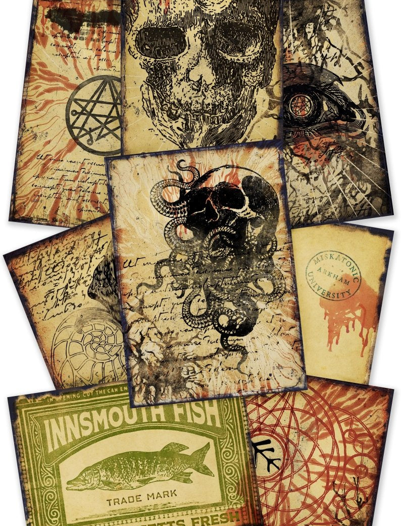 Cthulhu and Necronomicon - Printables Collection - GAMETEEUK
