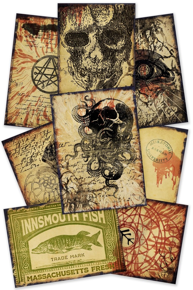 Cthulhu and Necronomicon - Printables Collection - GAMETEEUK