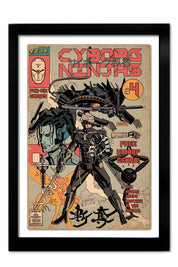 Cyborg Ninjas # 1 - 4 Art Print Collection - GAMETEEUK