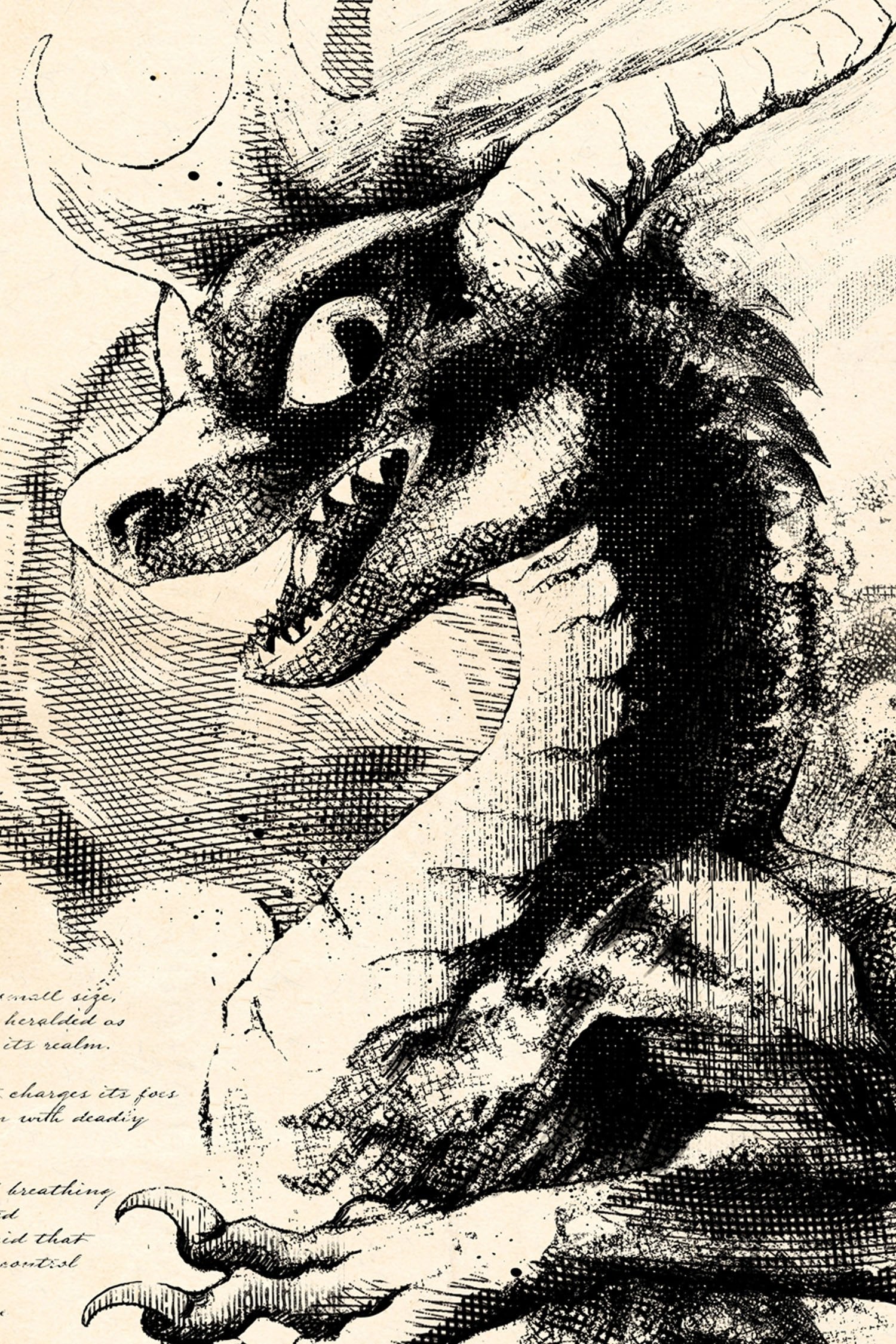 The Legend - Dragon Art Print