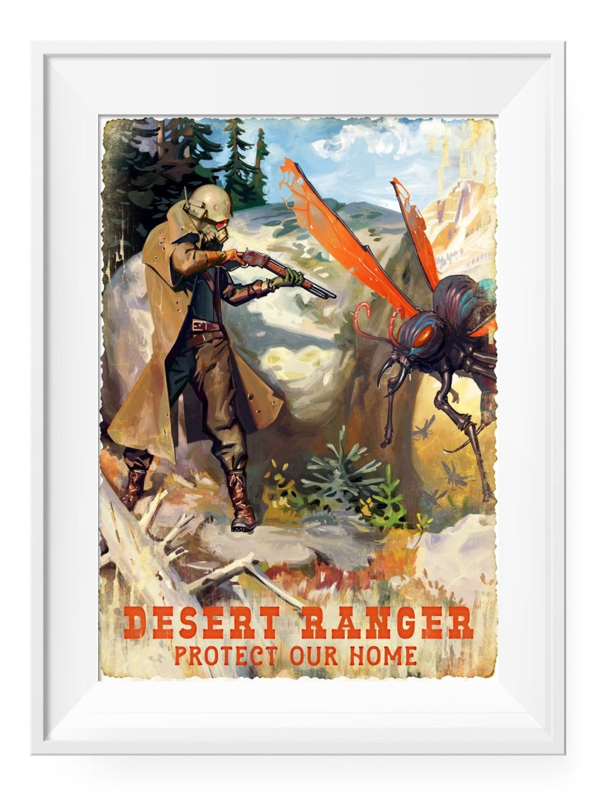 Desert Ranger - Art Print – GAMETEEUK