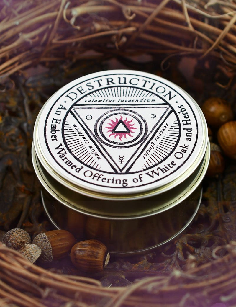 Destruction - Large Tin Candle - GAMETEEUK