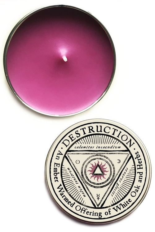 Destruction - Large Tin Candle - GAMETEEUK