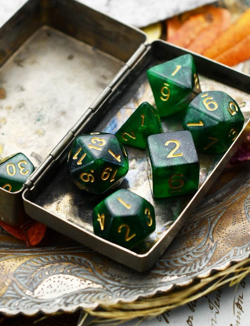Elder God - Blood Drop Acrylic Dice Set - GAMETEEUK