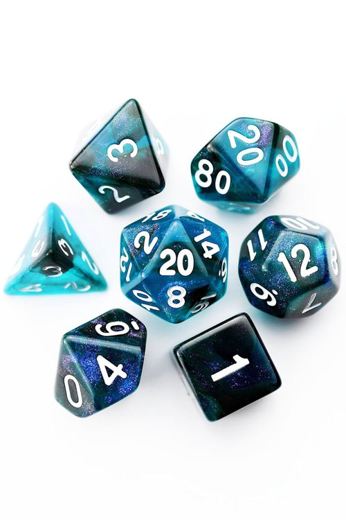 Evening into Night - Acrylic Dice Set - GAMETEEUK
