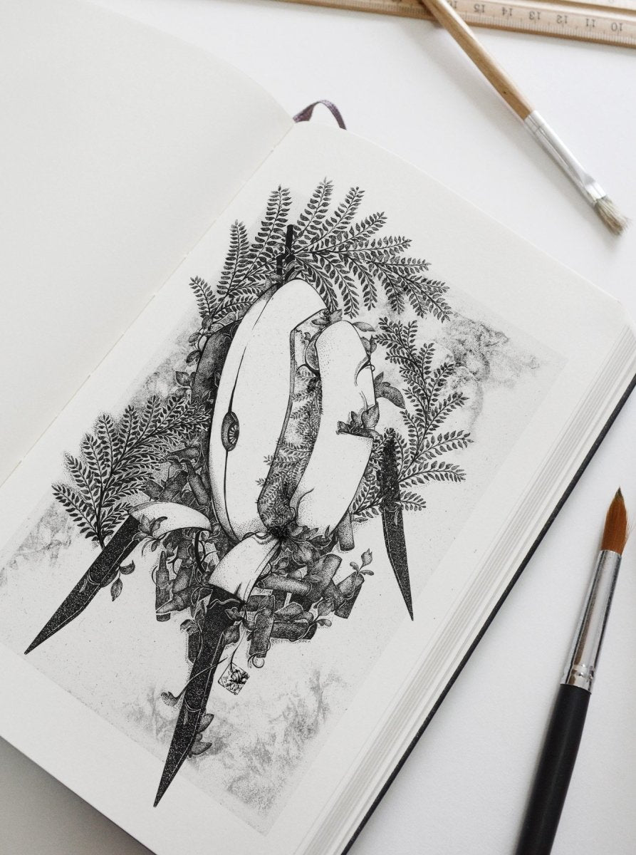 Fallen Turret - Art Print - GAMETEEUK