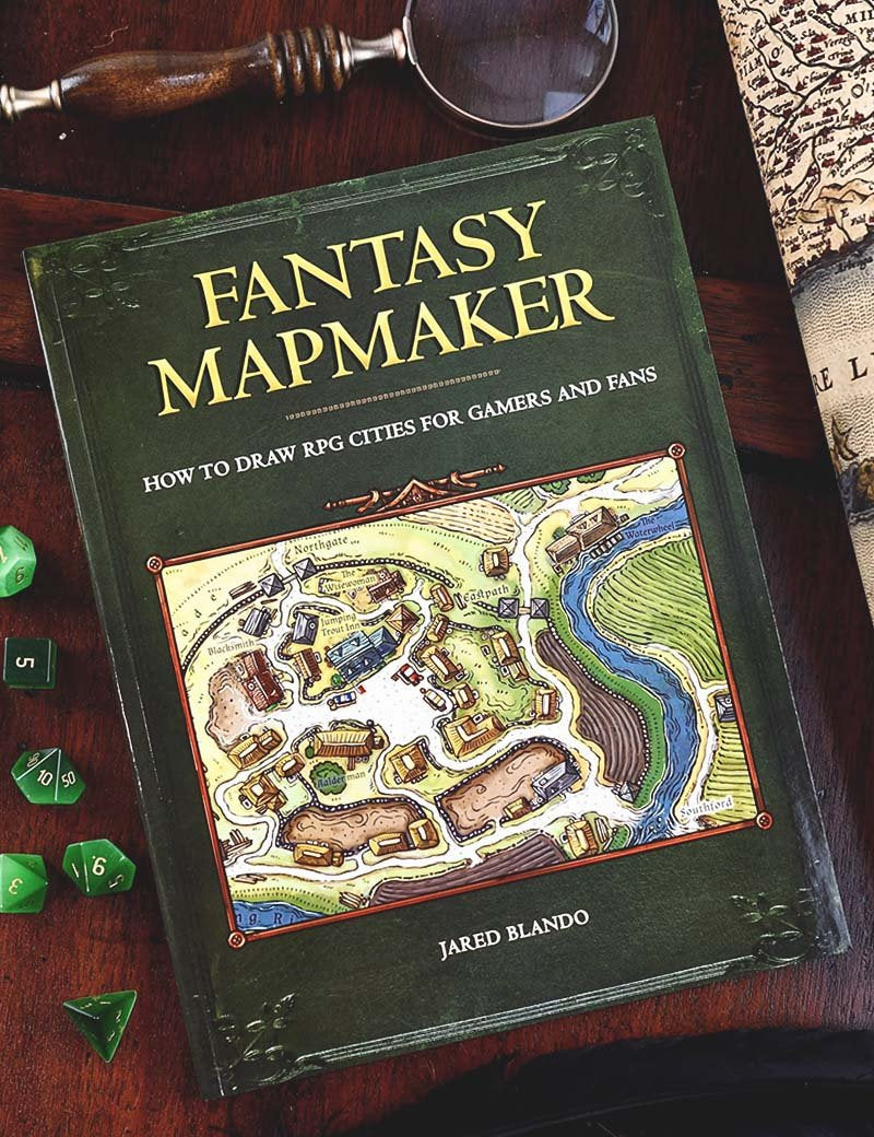 Fantasy Mapmaker - How to Draw RPG Cities for Gamers and Fans - GAMETEEUK
