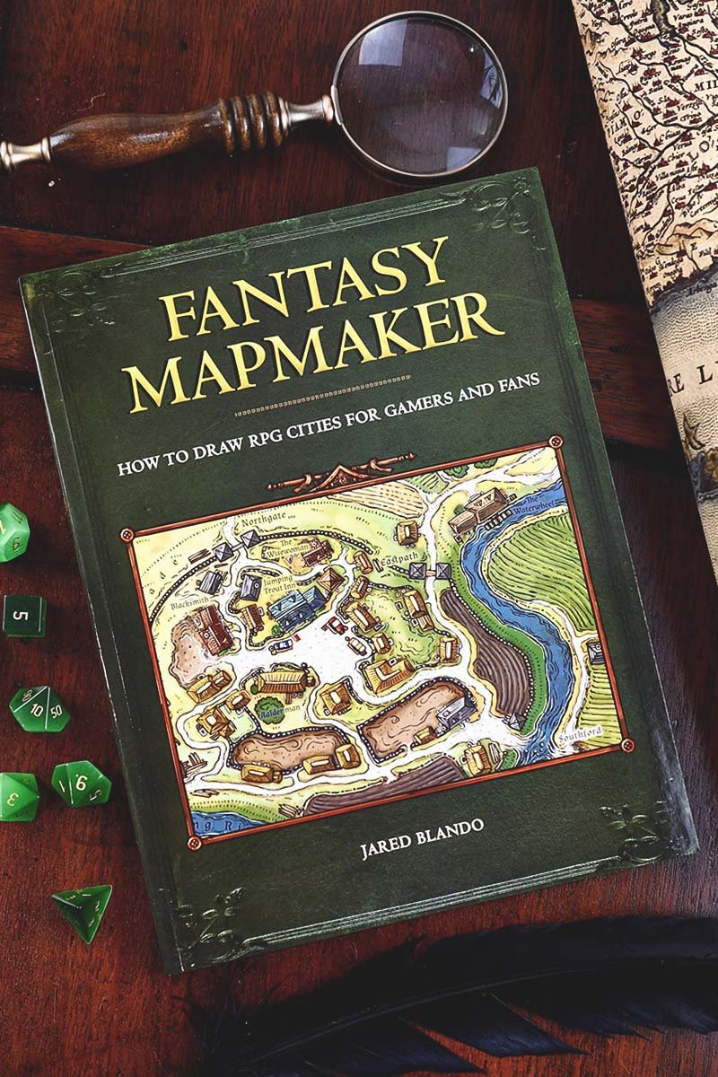Rpg Map Making Books Fantasy Mapmaker - How to Draw RPG Cities for Gamers and Fans – GAMETEEUK