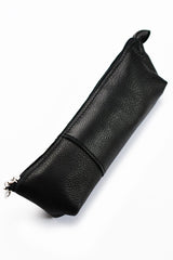 Fine Leather Pencil Case - Midnight Black - GAMETEEUK