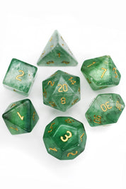 Fluorite Gemstone Dice Set - GAMETEEUK