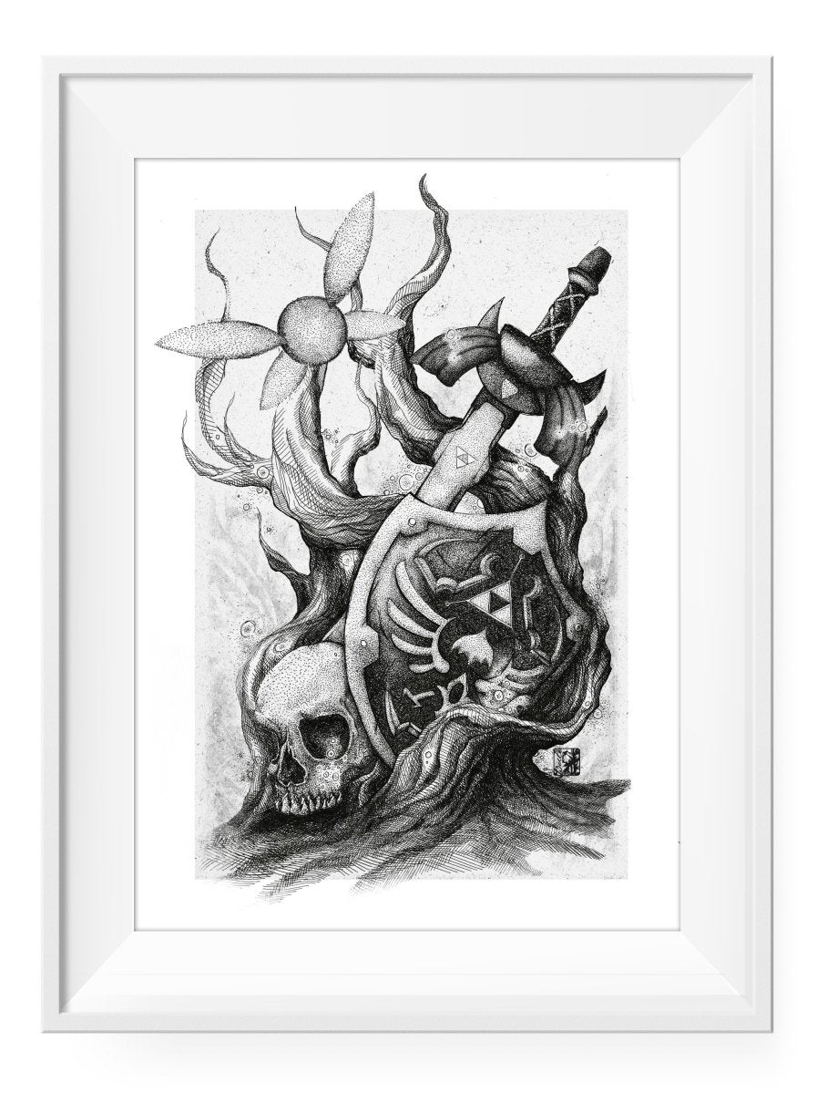 Forgotten Traveller - Art Print - GAMETEEUK