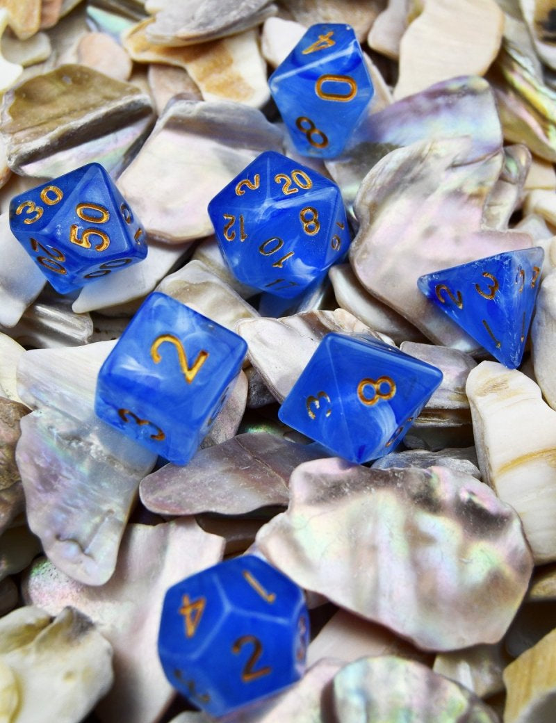 Horizon - Smoke-Silk Acrylic Dice Set - GAMETEEUK