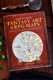 How to Draw Fantasy Art and RPG Maps: Step by Step Cartography for Gamers and Fans - GAMETEEUK