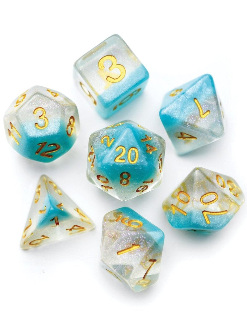 Icecap - Layered Acrylic Dice Set - GAMETEEUK