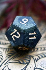Kambaba Jasper Gemstone Dice Set - GAMETEEUK