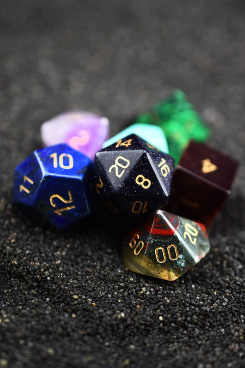 Lucky Dip Gemstone Dice Set - GAMETEEUK