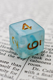Marine - Smoke-Silk Acrylic Dice Set - GAMETEEUK