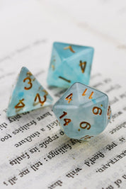 Marine - Smoke-Silk Acrylic Dice Set - GAMETEEUK