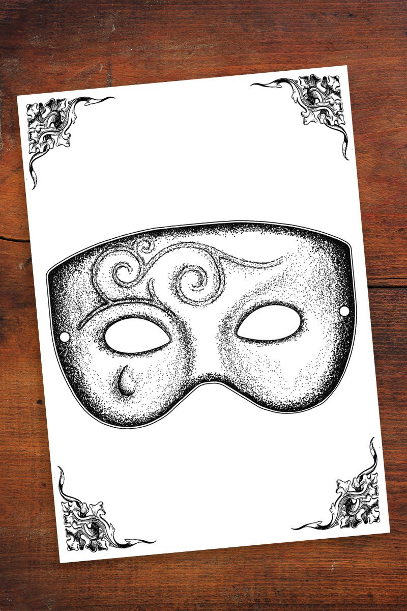 Mask of the Rose - Community Printables - GAMETEEUK