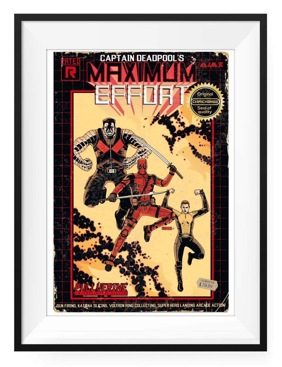MAXIMUM EFFORT - Art Print - GAMETEEUK