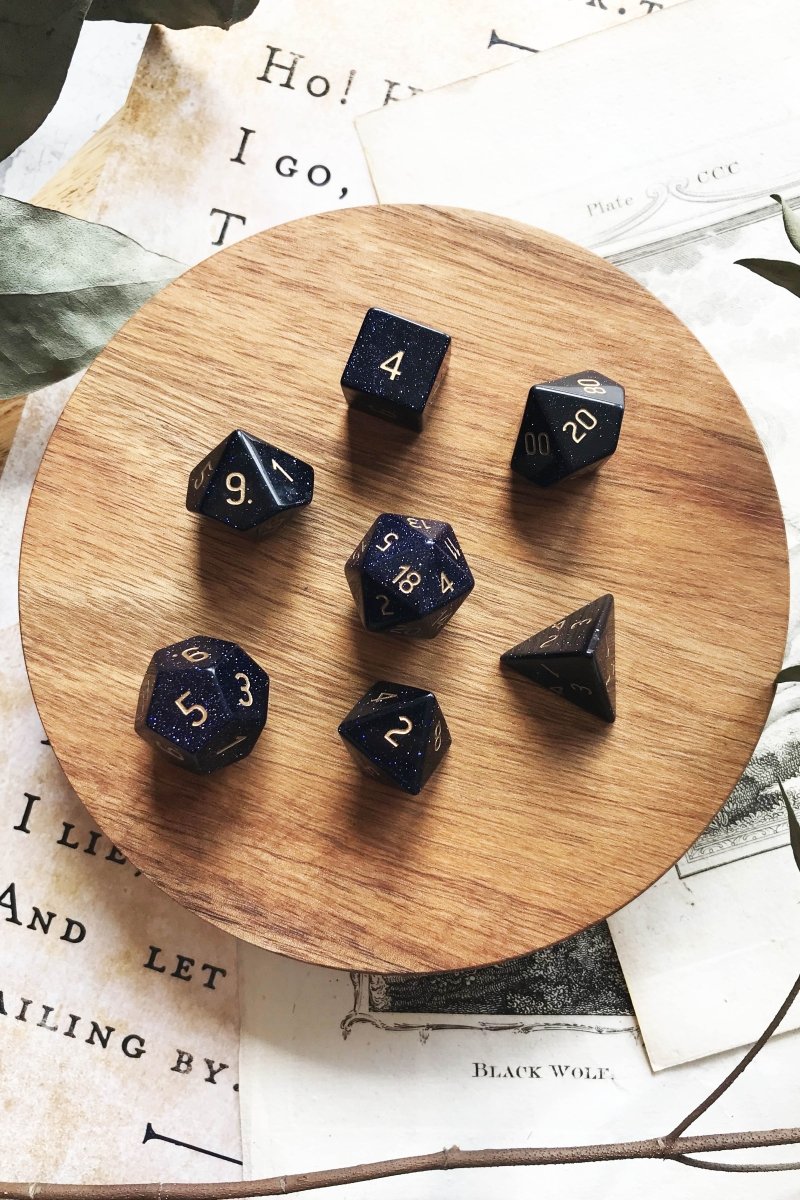 Nightstone Gemstone Dice Set - GAMETEEUK