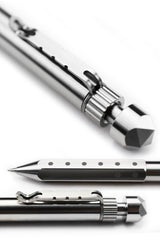 Noble Traveller - Polished Titanium Mechanical Dice Pencil - GAMETEEUK