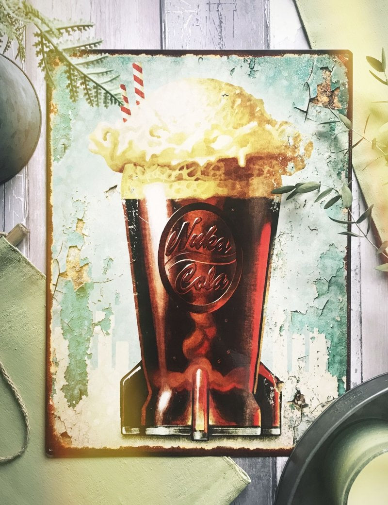 Nuka Float - Large Tin Sign - GAMETEEUK