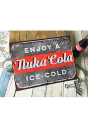 NUKA - Large Tin Sign - GAMETEEUK