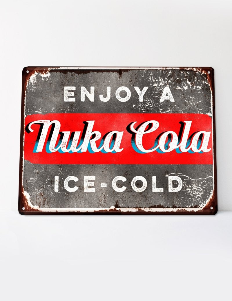 NUKA - Large Tin Sign - GAMETEEUK