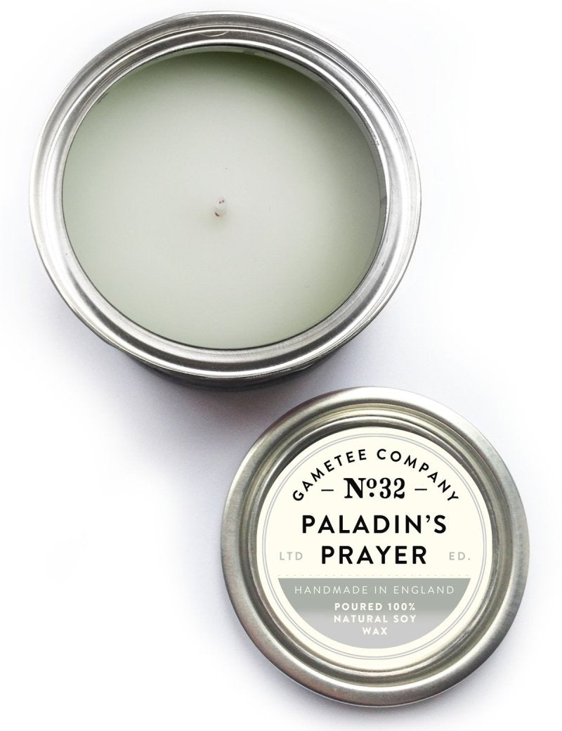 Paladin's Prayer - Gaming Candle - GAMETEEUK