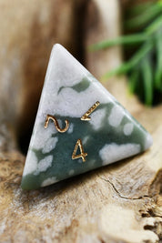 Peace Jade Gemstone Dice Set - GAMETEEUK