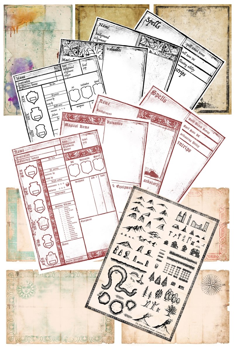 Player's Pack - Printables Collection - GAMETEEUK