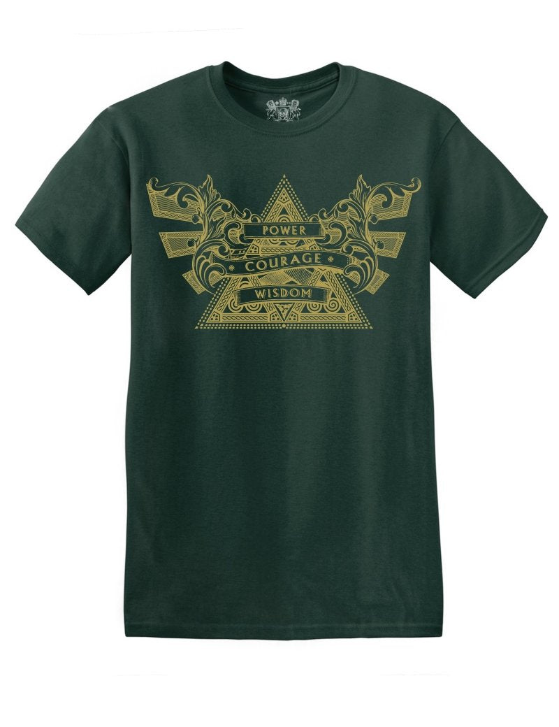 Power Wisdom Courage - T-Shirt - GAMETEEUK